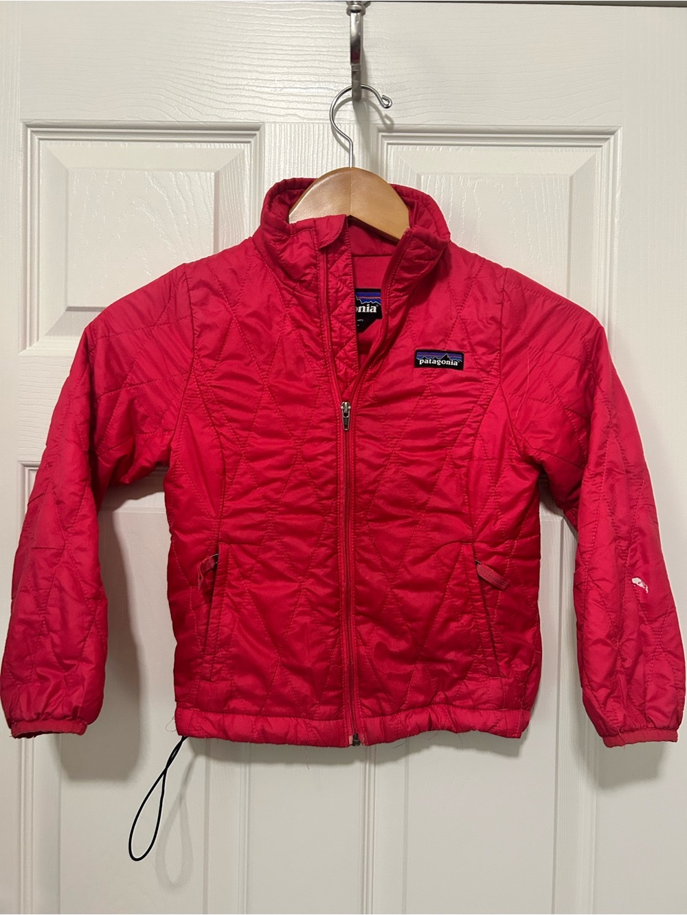 Patagonia Girls' Nano Puff Jacket Winter Coat Indy Pink Packable XS 5-6